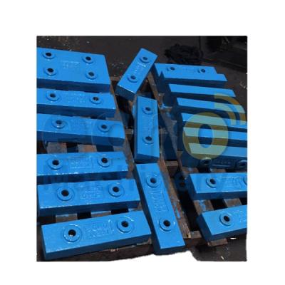 China energy & Mining Thrust Impact Crusher Parts Impact Plate Impact Liner Apron Plate 90111 for sale