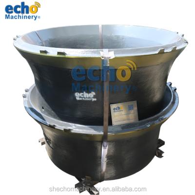 China energy & Hot Sale H2800 H3000 Mining Cone Crusher Spare Parts For Concave And Coat Liner for sale