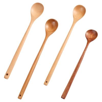 China Sustainable Kitchen utensils 33cm long handle stirring spoon cooking spoon Japanese and Korean hot pot spoon for sale