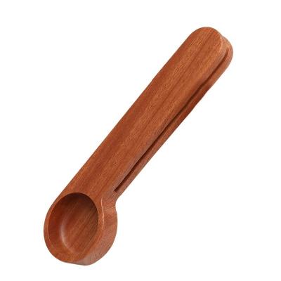 China Sustainable Dual-use Wood Coffee Measuring Spoon Beech Wood Mensuration Cup Measuring Cups And Spoons for sale