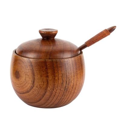 China Sustainable 2022 Hot sale antique kitchen seasoning jar with spoon hot pot seasoning for sale