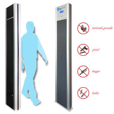 China New Designed Multi Station Portable Single Panel Security Walk Through Metal Detector Gate à venda