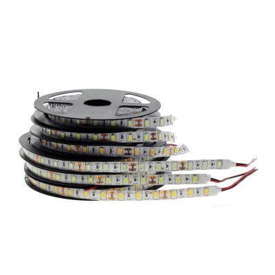 China Residential tira De led strip smd 5730 5050 2835 60 led RGB nonwaterproof LED strip light dc2v 24v for landscape lighting no power supply for sale