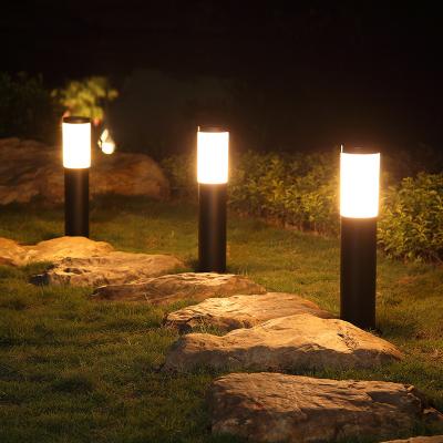 China Outdoor Waterproof Led Garden Stainless Steel Bollard Light IP65 With Acrylic PMMA Shade Backyard Garden Lamp 85-265V for sale