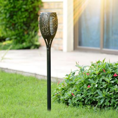 China LANDSCAPE Flame Solar Garden Light For Pathway Energy Saving Led Solar Light Outdoor Garden 72 LED ABS Waterproof CE Standard for sale