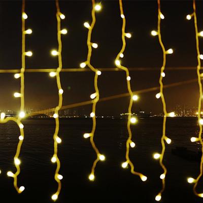 China Wedding LANDSCAPE String Curtain Party Lighting Garden Decor 4mx0.6m Fairy Wave 220V In Waterproof Decorative Light Outdoor Decoration for sale