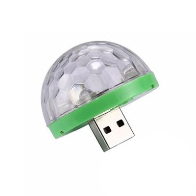 China BULB 4W USB Mini Disco Light, Party Lights Ball Sound Activated, DJ Disco Ball USB LED Stage Lights Multi Colors LED Car Atmosphere Light for sale