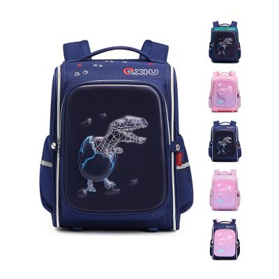 China Colorful Waterproof Cute Fashion 3D Stress Reduction PU EVA Space School Backpack for sale