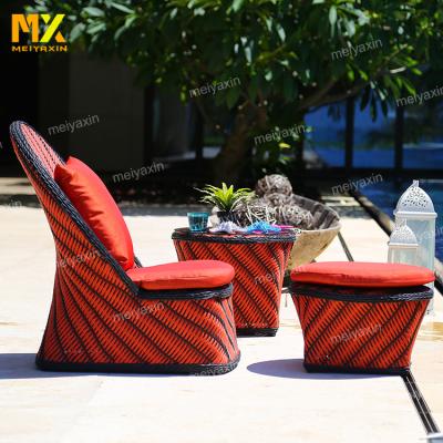 China Modern Simple Extended Aluminum Rattan Frame Leisure Waterproof Lounge Sun Lounger Pool Cabriolet Beach Chair Sun Lounger for sale