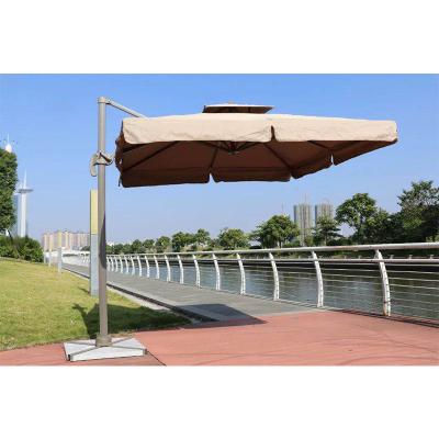 China Wholesale Modern European Style Outdoor Furniture Sun Umbrella Parasol Square Rome Umbrella Beach For Hotel And Villa Courtyard for sale