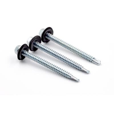 China C1022 DIN7504K Steel HEXAGON JOINT HEAD GALVANIZED WITH TIANJIN YUFENG SCREW EPDM SELF DRILLING SCREW for sale