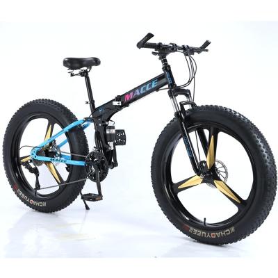 China China Supplier High Cost Performance 21Speed ​​26 Inch Fat Tire MACCE Mountain Bike Black Color Fixed Speed ​​Fast Delivery Snow for sale