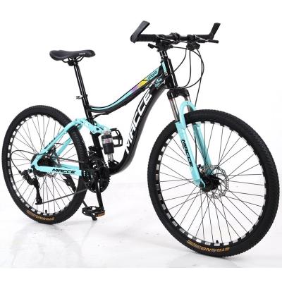 China Hot Sale OEM High Quality Color Steel Logo 21 26 Inch Speed ​​Aluminum Alloy MACCE Fork Normal Bicycle Mountain Bike For Adults for sale