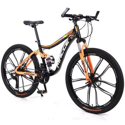 China MACCE 26 Inch Full Suspension MTB Steel High Quality High Carbon Steel Mountain Bike OEM Logo And Color Fast Delivery With Package for sale