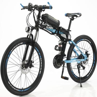 China High Quality 36v 250w 500w Motorcycle Ebike Bikecycle Two Wheels Steel Biker Cycling Bicicleta Folding Electric Mountain Bike for sale