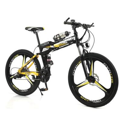 China Long Range Mtb Bike High Quality 250w Motor Steel Bicycle Cycling Folding Frame EMTB Ebike High Carbon Steel Electric Mountain Bike for sale