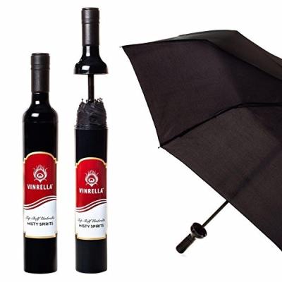 China Traditional Chinese Umbrellas Wholesale Custom Wine Bottle Windproof Umbrella With Logo for sale