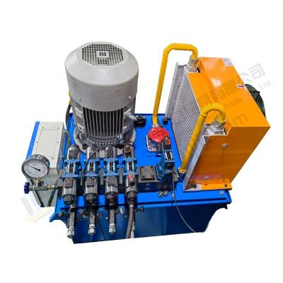 China Brick Press Tile Press Hydraulic Press Brick Making Machine Automatic Pumping Station Hydraulic Power Unit for sale