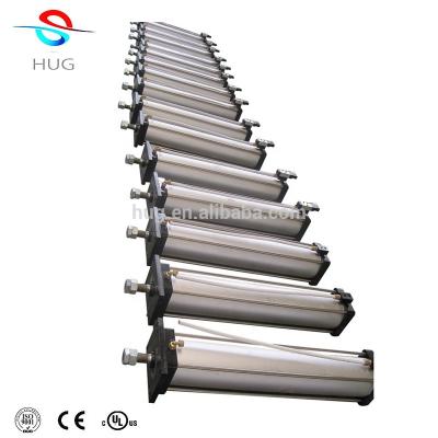 China Large Inner Diameter Big Bore Aluminum Pneumatic/Air Cylinder for sale