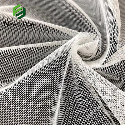 China Newly Launched Anti-static Sheer Tulle Polyester Fiber Net Mesh Fabric For Women's Dresses for sale