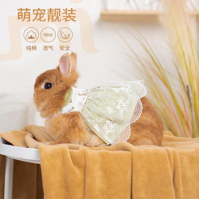 China Lovely and comfortable 100% viable DIY cotton pet clothing pet rabbit pet clothing stain to accept customization for sale