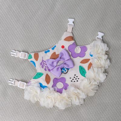 China Viable Wholesale Cute Pet Harness Vest Pet Clothes Cotton Summer Pony Vest for sale