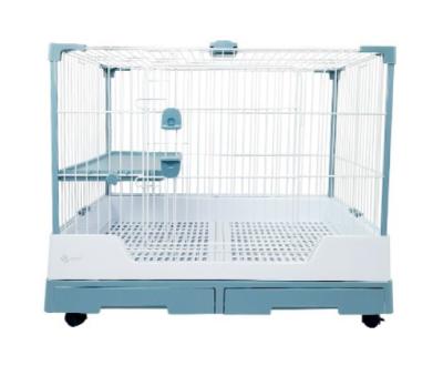 China Wholesale Breathable Breathable Pet Rabbit Display Cage Small Animal Portable Portable for sale