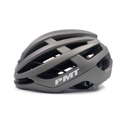 China All-in-one female bicycle helmet PMT road bike helmet mountain bike helmet male breathable pneumatic helmet for sale