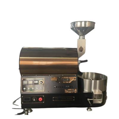 China Outdoor Good quality and high performance rotary drum coffee roaster 1kg 2kg home coffee bean roaster coffee roaster 3kg for sale