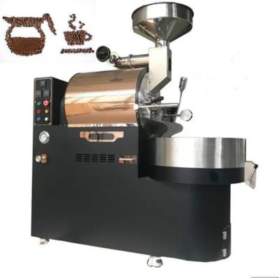 China Hotel Large capacity commercial  gas type coffee roasters with data logging coffee roasting machine for sale