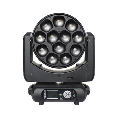 China Clubs 12x40w LED Rgbw 4IN1 Buzz Wash Moving Head Light For Concert Night Club Christmas for sale