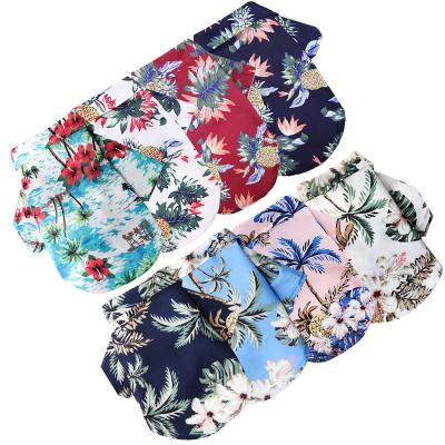 China Viable Wholesale Dog Hawaiian Shirts Style Cotton and Canvas Pet Dog Clothes Shirt Large Large Para de ropa perros 5xl for sale