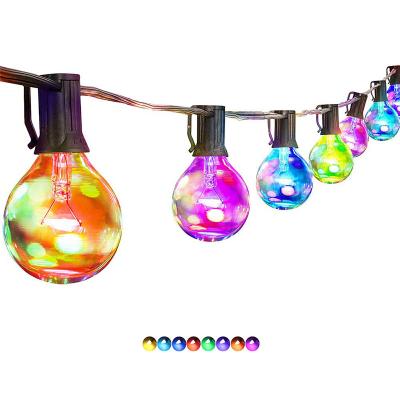 China Shatterproof Colored RGB String G40 Christmas Light Connectable Led Series Led for sale