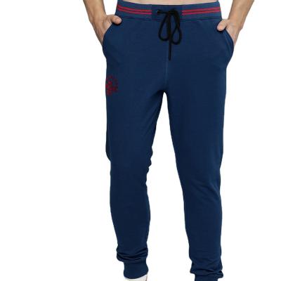 China Factory Customized Wholesale High Quality Customized Sweatpants Breathable 2021 Hot Sale Mens Blue Solid Joggers Trousers for sale