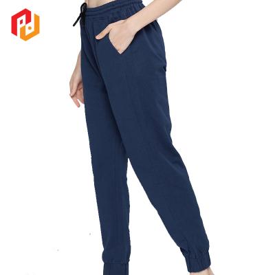 China Wholesale Custom Breathable Polyester Spandex High Waist Workout Tapered Trouser Pants Gyms Legging Sweatpants Womens Sweatsuit for sale