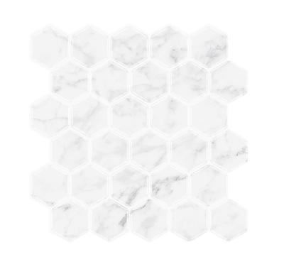 China New modern design hexagon bathroom wall tile sticker decoration sticker tiles peel and stick backsplash tile for sale