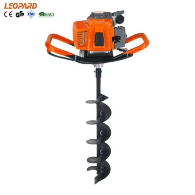 China LEOPARD 63cc Gasoline Earth Auger 2 Stroke 630C OEM/ODM Heavy Duty Single Operation Power Earth Soil Drills Machine For Tree Planting for sale