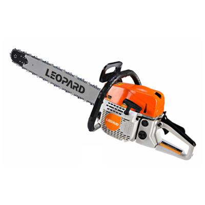 China LEOPARD 58cc 2-Stroke Gasoline Chainsaw 20 22 Inch 5800C2 120Cc 52Cc Quality Protection Portable Gasoline Chainsaw Wood For Garden for sale