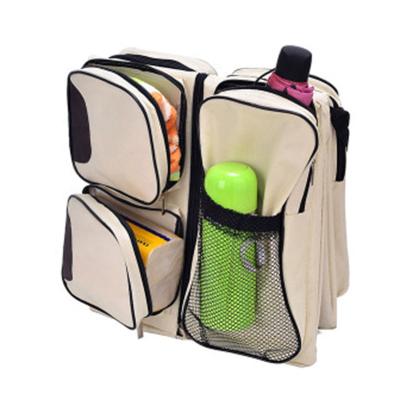 China Foldable Multi-Functional Multi-Functional Multi-Function Hutch Mother's Bag Diaper Backpack Bag Mommy Purpose Shoulder Bag for sale