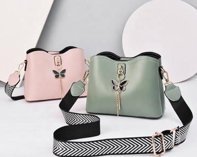 China Factory Wholesale Durable All-match Fashion Shoulder Bag Durable Cross - Body Ladies PU Leather Bags Shoulder for sale