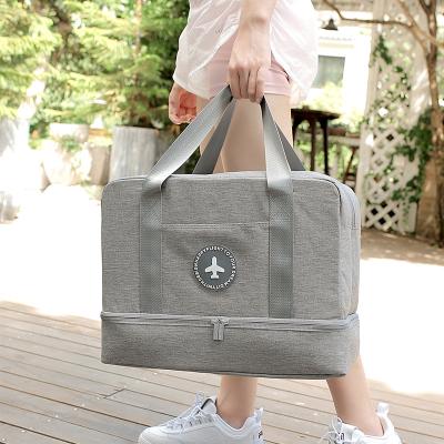 China Wholesale High Quality Storage Bag Travel Bag Large Capacity Fitness Yoga Wash Bag Wet Dry Separate Swimming for sale