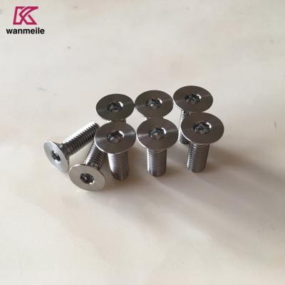 China titanium Steering Wheel Screw M5 12mm 14mm Bolt Countersunk Screws for sale