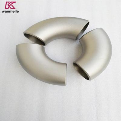 China Gr2 Titanium 90 Degree Titanium Elbow For Exhaust , Titanium Pipe Elbow Fittings for sale