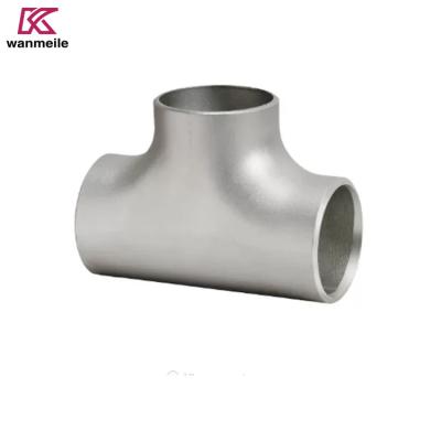 China ASTM B363 Gr2 wpt2 titanium Tee 2inch 3inch Titanium Pipe Fittings for sale