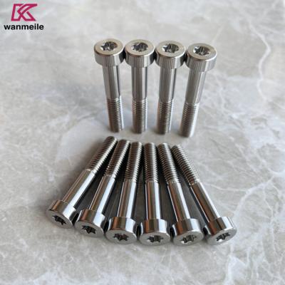 China Grade 2 Grade 5 Titânio T25 Torx chaveiros personalizados com Titânio Gr2 Gr5 Gr12 à venda