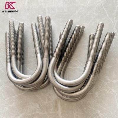 China Titanium TA2 M8  M10 M12 Titanium U-Bolt For Industrial for sale