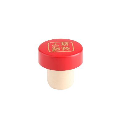 China Wholesale Non Refillable Custom Wine Bottle Cork Stopper Vacuum Wine Cap Stopper for sale