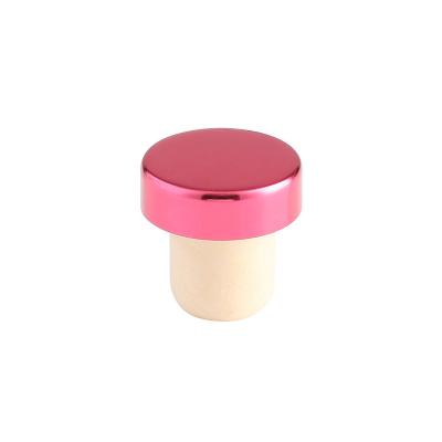 China High Quality Factory Wine Stopper Cap Wine Bottle Cork Custom Made Non Refillable Beer Wine Stopper for sale