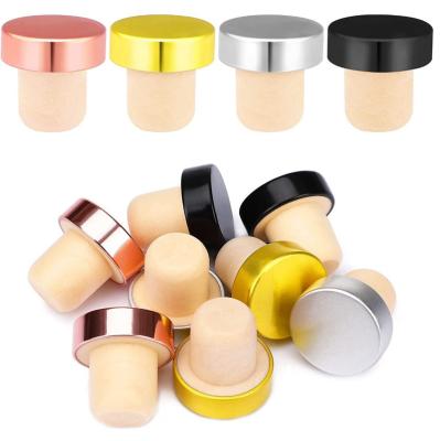 China Non Refillable Cork Stoppers Synthetic Cork Bottle Stopper Cork Bottle Stopper for sale