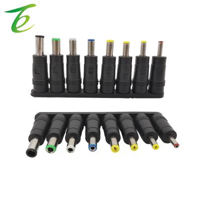 China 8 in 1 5.5X 2.1 mm DC Power Jack Female Plug Male Adapter 8 in 1 DC Connector Adapter 5.5 x2.1mm Jack to Plug Connectors Terminal Set Multi Power Converter DC for CCTV LED Light Audio for sale